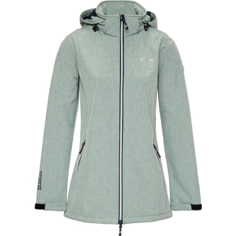 Nordberg Ronda softshell ski jas dames groen, L