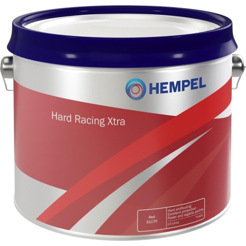 Hempel Hard Racing Xtra 7666C harde antifouling 2,5 l, 12400 grijs