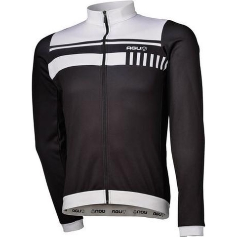 Agu Naro LM fietsshirt lange mouwen zwart heren