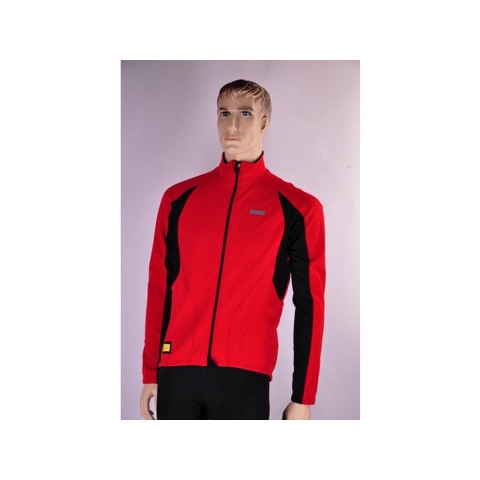 Shimano Windflex jacket fiets windjack rood heren