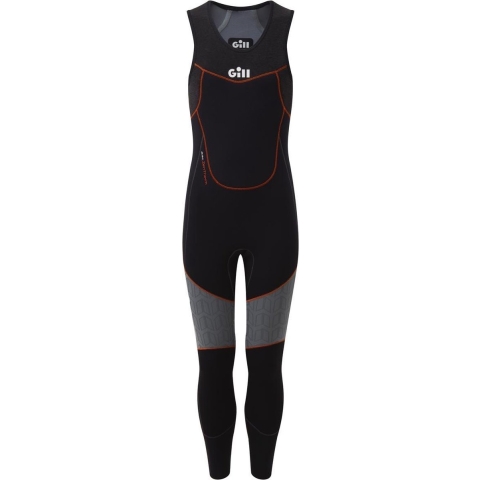 Gill Zentherm Skiff Suit 3 mm long john wetsuit zwart junior, JM (11-12 jaar)