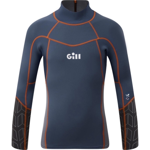 Gill Zenlite Top 1.5 mm wetsuit blauw/grijs junior, JL (13-14 jaar)