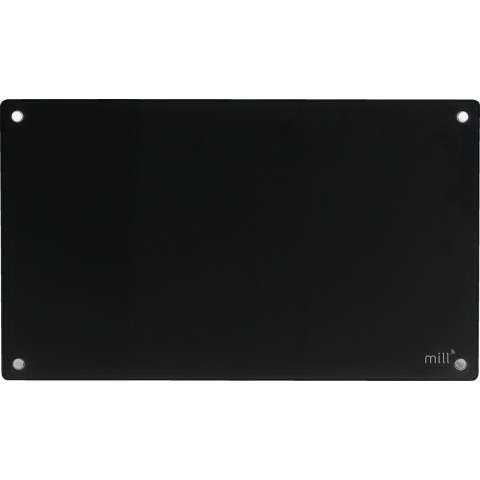 Mill GL600WIFI3B Paneel verwarming 600 watt met WiFi, glazen front
