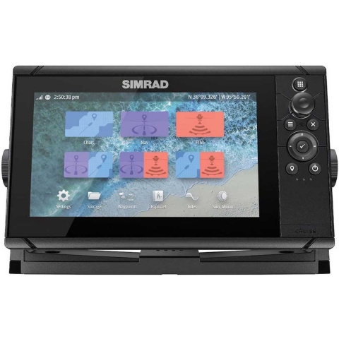 Simrad Cruise-9 kaartplotter met CHIRP-sonar