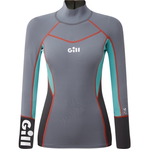 Gill Zenlite Top 1.5 mm wetsuit grijs dames, S