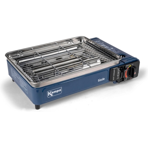 Kampa Sizzle Barbecue draagbare gas camping barbeque grill