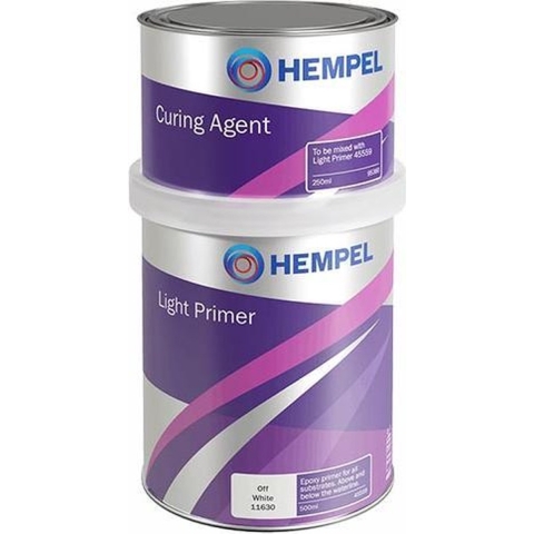 Hempel Light Primer 45551 2-componenten epoxyprimer 2,5 l, 11630 wit