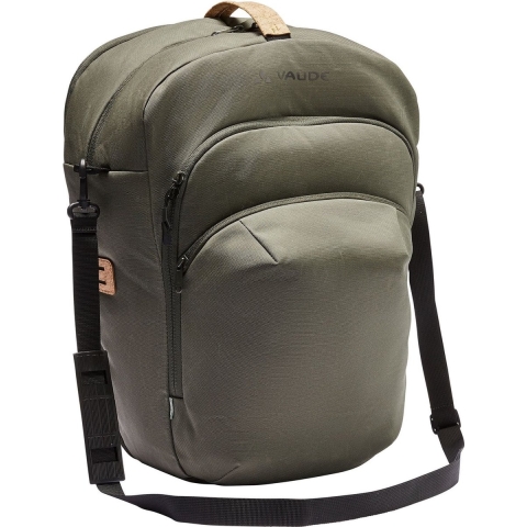 Vaude eBack Single achter fietstas khaki