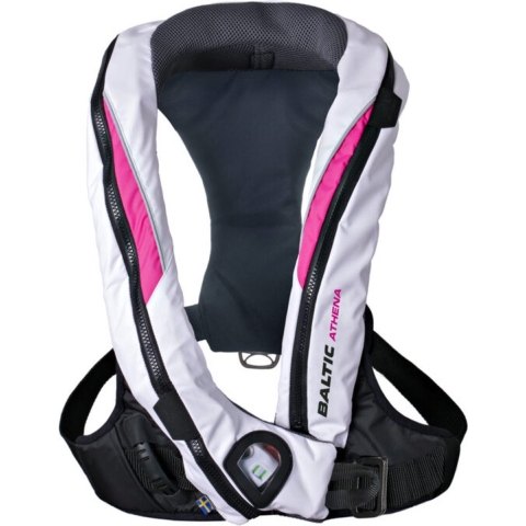Baltic Athena 165N Harness automatisch reddingsvest wit/roze