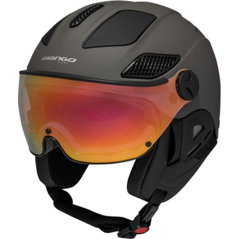 Mango Quota Free skihelm met vizier grijs, 55-57 cm