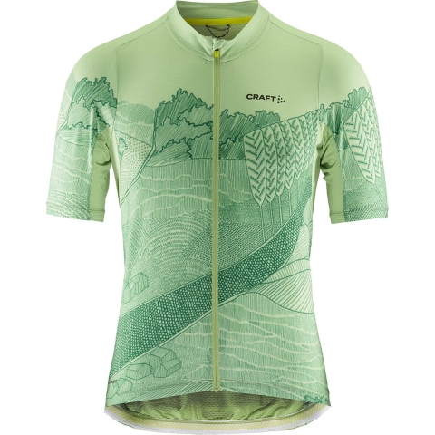 Craft ADV Endurance Graphic fietsshirt korte mouwen groen heren, L