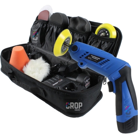 BTC Line Blue Polijstmachine Mini 12 volt
