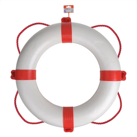 Seilflechter Reddingsboei 60 cm met grijplijn