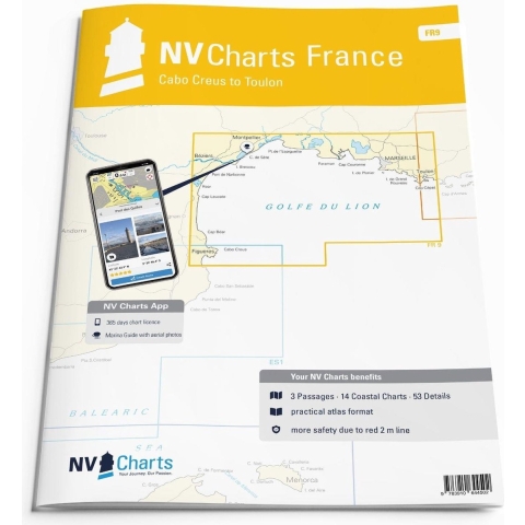 NV Atlas frankrijk FR9 Cabo Creus to Toulon