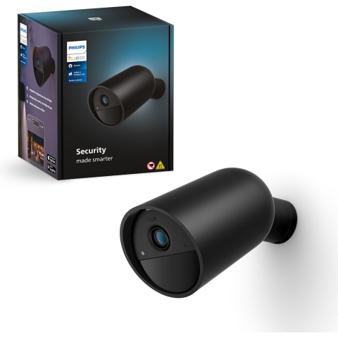 Philips Hue Secure beveiligingscamera met batterij Zwart