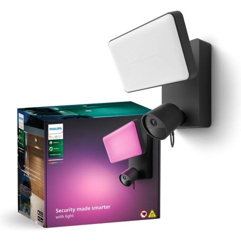 Philips Hue Secure Floodlight camera - zwart