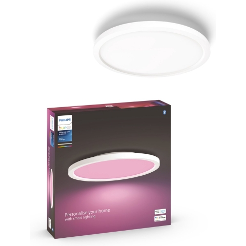 Philips Hue Surimu paneellamp White and Color rond wit
