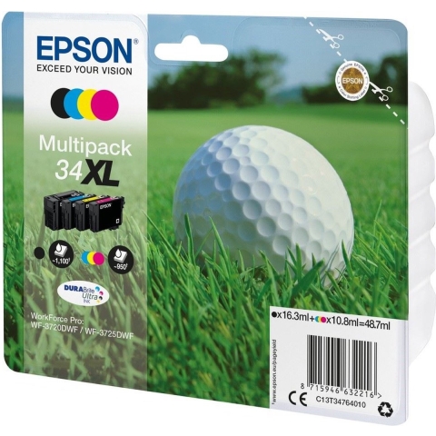 Epson 34XL Cartridges Combo Pack