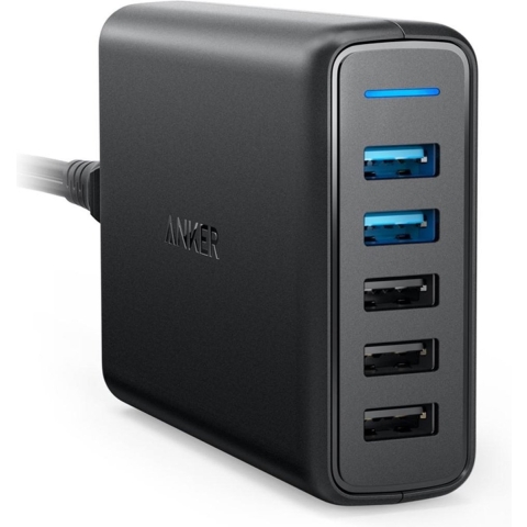 Anker Oplader 5 Usb Poorten