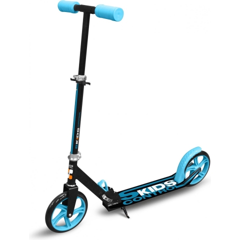 Skids Control 2 wiel Kinderstep Opvouwbaar Voetrem Zwart/Blauw