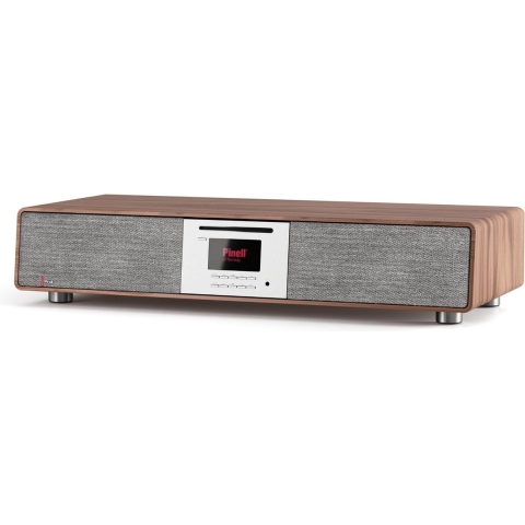 Pinell Supersound 901 - Internetradio - Spotify Connect - Bluetooth - CD Speler - Walnoot
