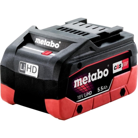 Metabo LiHD Akkupack 18 V - 5,5 Ah AIR COOLED 625368000 Gereedschapsaccu 18 V 5.5 Ah LiHD