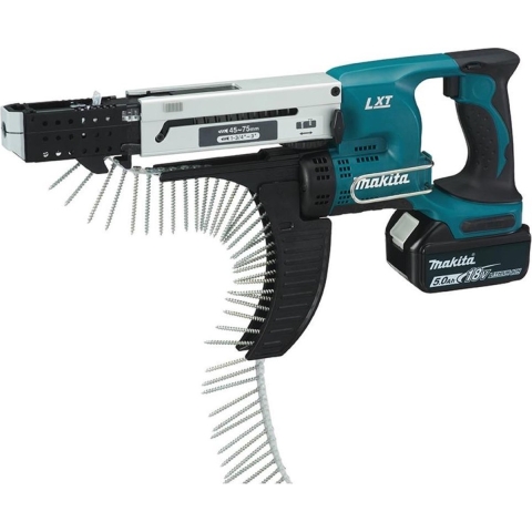 Makita DFR750RTE Accu-schroefautomaat 18 V 5 Ah