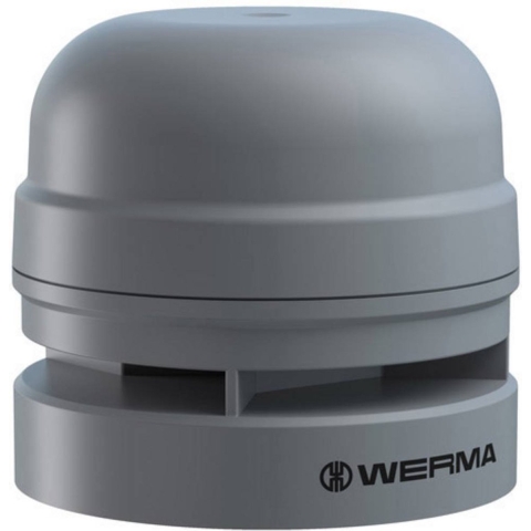 Werma Signaltechnik Sirene 161.700.70 Midi Sounder 12/24VAC/DC GY Meertonig 12 V, 24 V 110 dB
