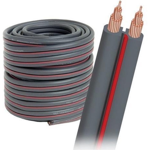 AudioQuest: X2 Luidsprekerkabel (2 x 2,08 mm) - 15,2 meter - Grijs