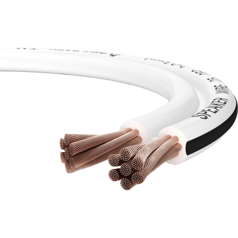 Oehlbach: SP-15 Luidsprekerkabel (2 x 1,5 mm) - 30 meter - Wit