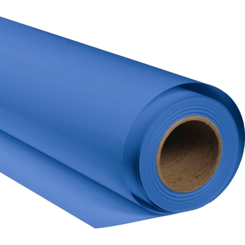 BRESSER SBP27 Achtergrondpapier 2,72x11m chromakey blauw