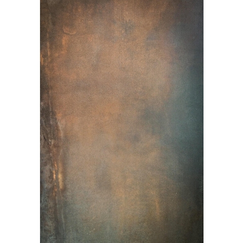 Bresser Achtergronddoek van 100% Katoen - 80 x 120cm - Abstract Brown Blue