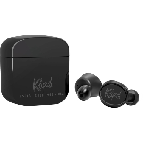 Klipsch: True Wireless Bluetooth In-Ear - Zwart