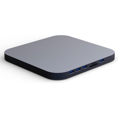 USB-C hub - USB3.0 docking station voor Apple Mac mini (2018&2020 M1) incl. 2,5” SSD en HDD behuizing Spacegrijs