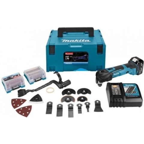 Makita DTM51RT1J3 DTM51RT1J3 Multifunctioneel accugereedschap 18 V 5 Ah