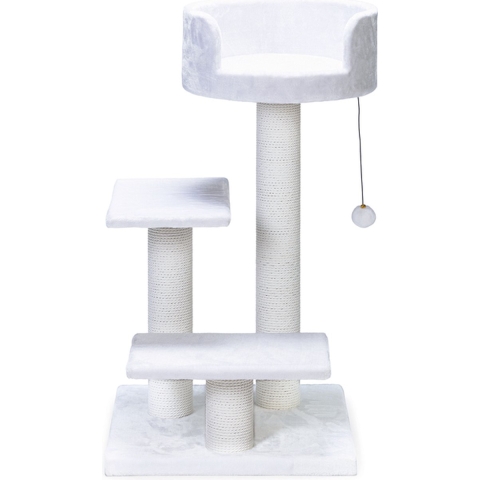 Beeztees Krabmeubel Serpa Figo - Wit - 50 x 50 x 92
