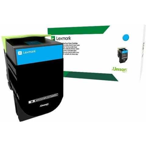 Lexmark Tonercassette (recycling) CS317 CS417 CS517 CX317 CX417 CX517 Origineel Cyaan 2300 bladzijden 71B20C0