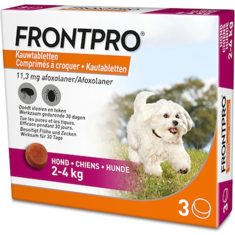 FRONTPRO S - 2-4 kg - 2 x 3 tabletten