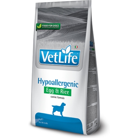 Farmina VetLife Hypoallergenic Ei & Rijst - Hondenvoer - 12 kg