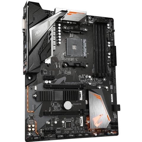 Gigabyte B450 AORUS ELITE V2 - 1.0 Moederbord Socket AMD AM4 Vormfactor ATX Moederbord chipset AMD® B450