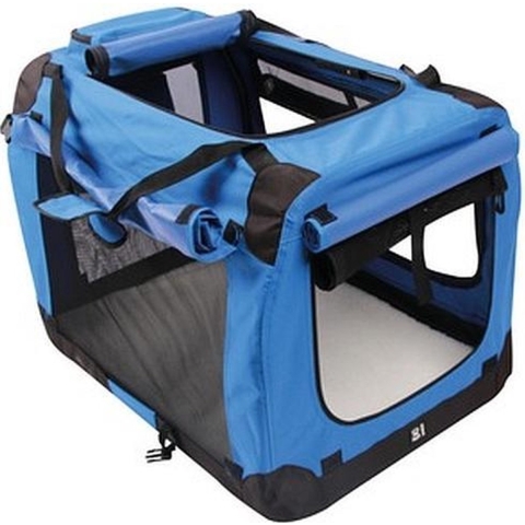 M-Pets Flow Crate - L - 71 x 51 x 51 cm - Blauw
