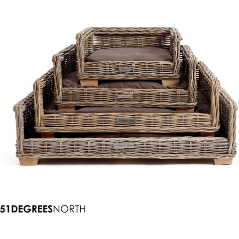51 Degrees North Rattan Bed - 50 cm