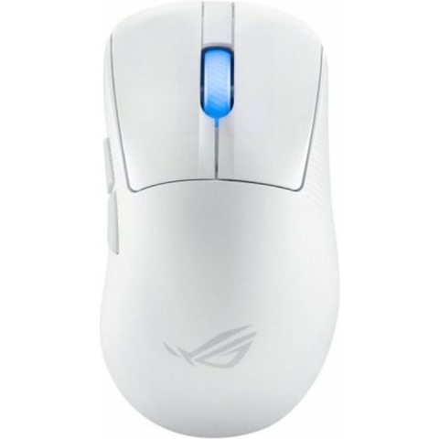 Asus ROG Keris II WL Ace Gaming-muis Bluetooth Optisch Wit 7 Toetsen 42000 dpi Ergonomisch, Verlicht