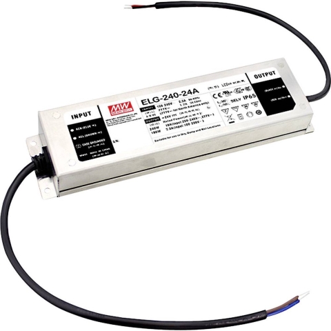 Mean Well ELG-240-24DA-3Y LED-transformator, LED-driver Constante spanning, Constante stroomsterkte 240 W 10 A 12 - 24 V/DC Dali, Montage op ontvlambare