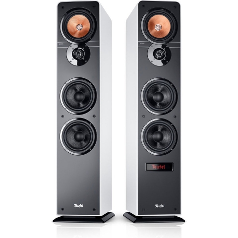 Teufel ULTIMA 40 Active Stereo boxen met geïntegreerde versterker Bluetooth streaming HDMI Wit
