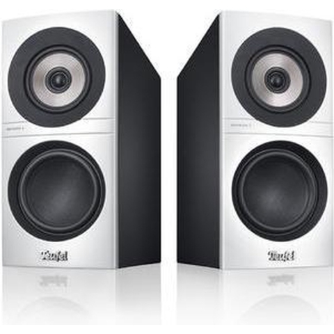 Teufel Definion 3S high definition stereo boekenplank speakers, wit - zwart