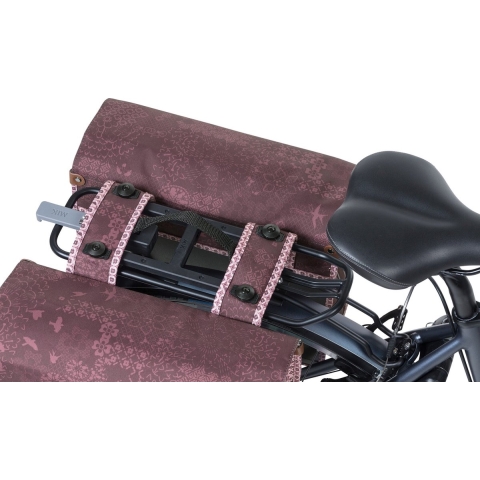 Dubbele Fietstas Bohème MIK 35L Fig Red