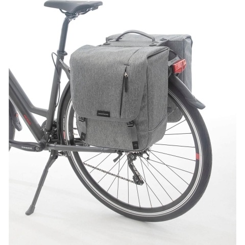 Dubbele fietstas Nova Double RT 32L Grijs