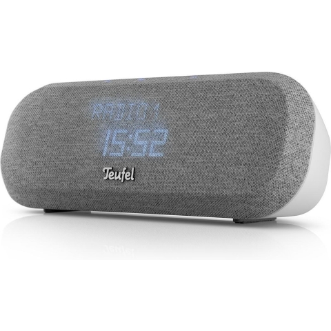 Teufel RADIO ONE Bluetooth DAB+ hifi-wekkerradio Sleeptimer 4 wektonen Dimbaar display Powerbankfunctie Wit