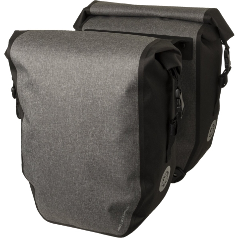 Dubbele fietstas Shelter Clean Large 42L Grijs